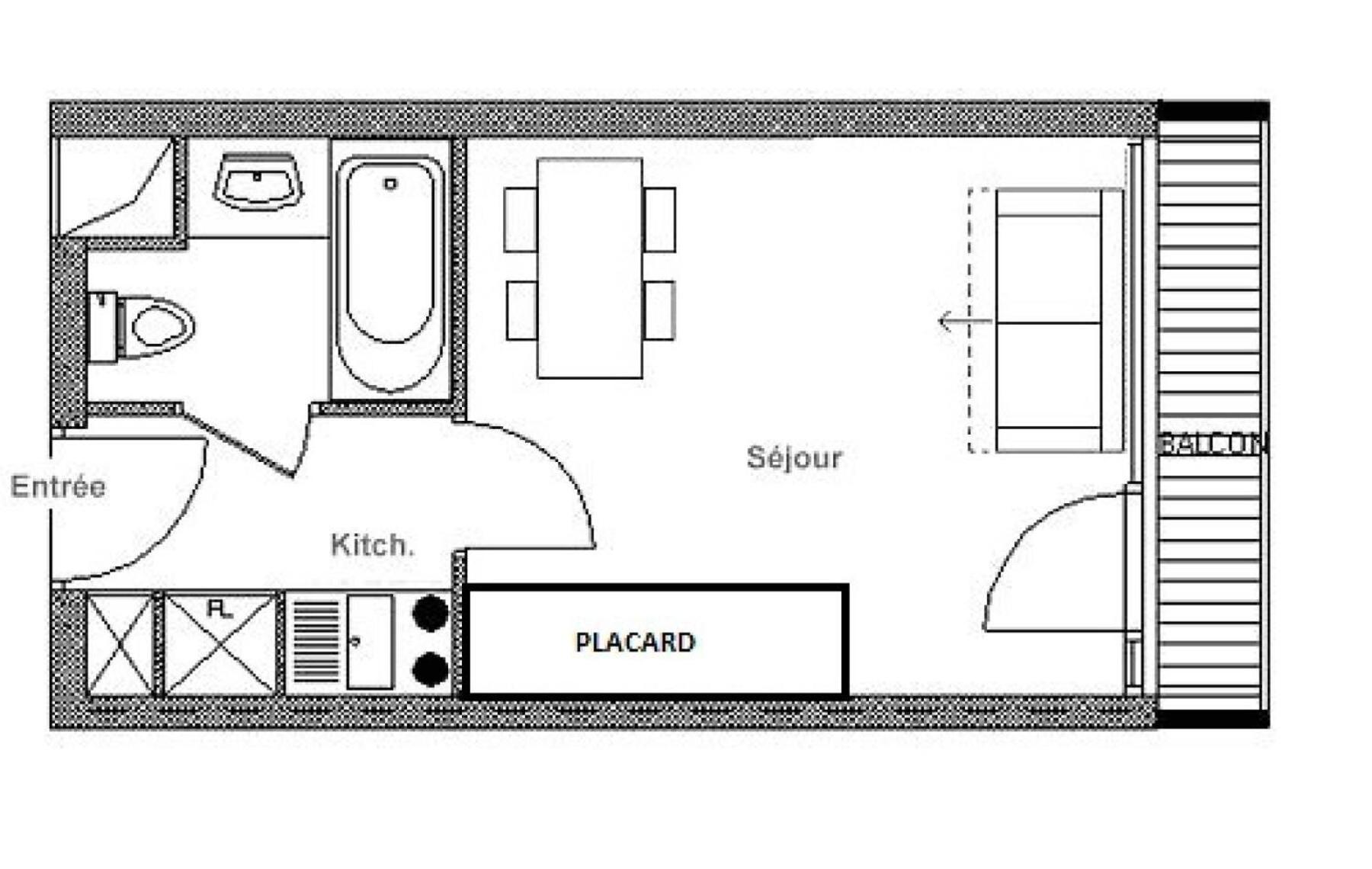 Residence Lac Du Lou - Studio Agreable - Ski Aux Pieds - Balcon Mae-2054 Saint-Martin-de-Belleville Extérieur photo